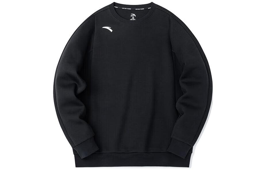 Anta Training Series Black Pullover Long Sleeve Sweatshirt 952317707-3