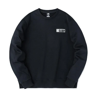 Anta Training Series Black Sweatshirt with Logo Design 152247749-4