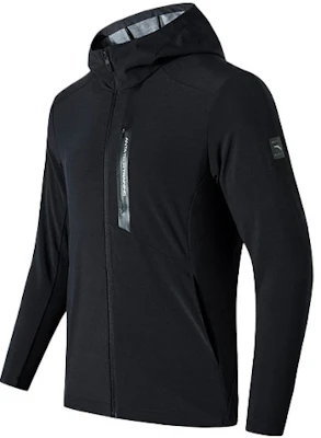 Anta Training Series Black Woven Hooded Jacket 152137605-2 Buy Anta Training Series Black Woven Hooded Jacket 152137605-2