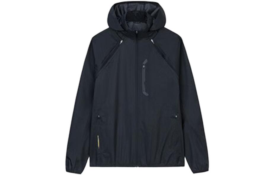 Anta Training Series Black Zip-Up Hoodie Jacket 152337617-2