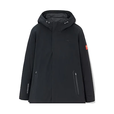 Anta Training Series Black Zipper Hoodie Jacket Sports Casual Wear 152317903-2