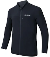 Anta Training Series Black Zipper Letter Track Jacket 152427703-3 Anta Training Series Black Zipper Letter Track Jacket 152427703-3