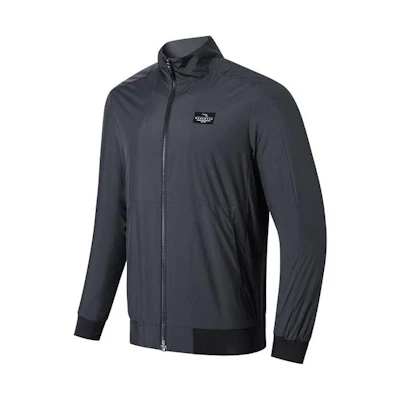 Anta Training Series Black Zipper Logo Track Jacket 152217622-2