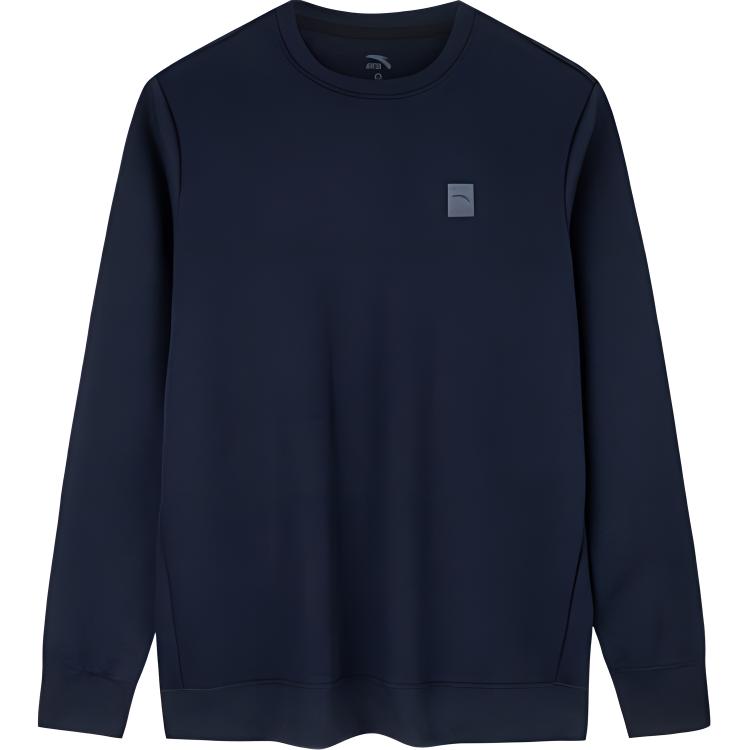 Anta Training Series Breathable Crewneck Sweatshirt Deep Midnight Blue 152447710-3