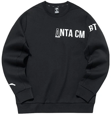 安踏訓練系列休閒運動純黑圓領針織長袖衫 952147703-3 Buy 安踏訓練系列休閒運動純黑圓領針織長袖衫 952147703-3