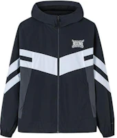 Anta Training Series Colorblock Hooded Windbreaker Jacket with Logo Print 152237602-3 Anta Training Series Colorblock Hooded Windbreaker Jacket with Logo Print 152237602-3