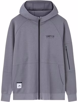 安踏訓練系列拼色字母拉鍊連帽衫 淡煙藍灰 男款 152337714-2 Buy 安踏訓練系列拼色字母拉鍊連帽衫 淡煙藍灰 男款 152337714-2