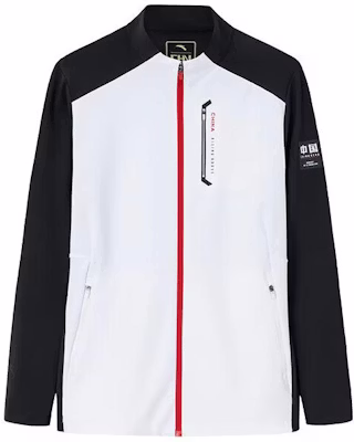 Anta Training Series Colorblock Logo Print Knit Jacket White/Black () 152417743S-1 Buy Anta Training Series Colorblock Logo Print Knit Jacket White/Black () 152417743S-1