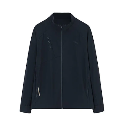 Anta Training Series Colorblock Sports Jacket in Basic Black 152337724-2