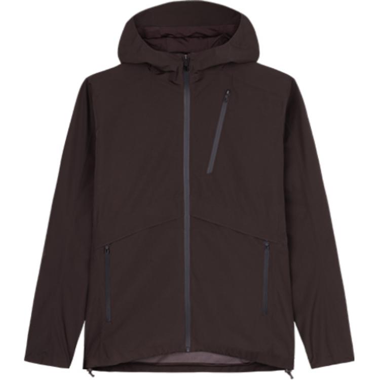 Anta Training Series Colorblock Zip Hoodie Jacket - St Pa Brown 152437628-3