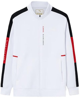 Anta Training Series Colorblock Zip Knit Jacket Pure White 152417745S-1 Buy Anta Training Series Colorblock Zip Knit Jacket Pure White 152417745S-1