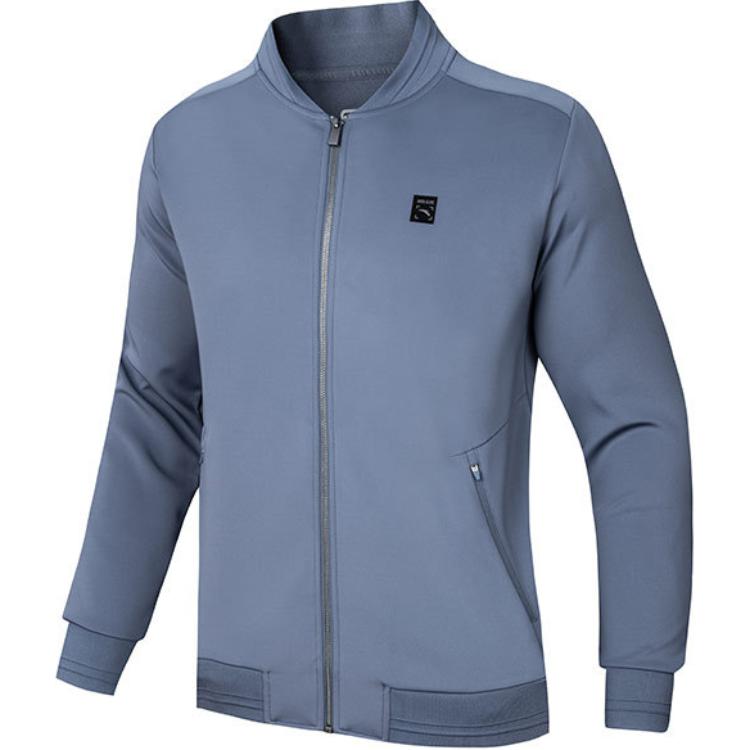 Anta Training Series Comfortable Breathable Casual Jacket - Rabbit Gray 952437712-1