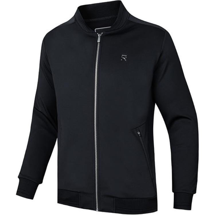 Anta Training Series Comfortable Breathable Casual Jacket - Basic Black 952437712-3