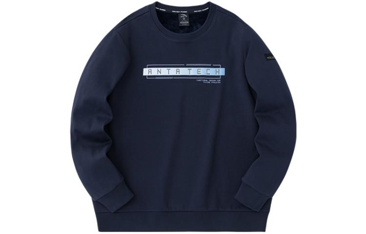 Anta Training Series Crewneck Pullover Fleece Sweatshirt 152347710-3
