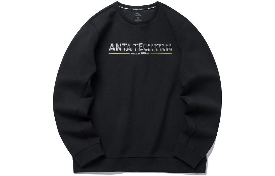 Anta Training Series Crewneck Pullover Sweatshirt Basic Black 152217712-3