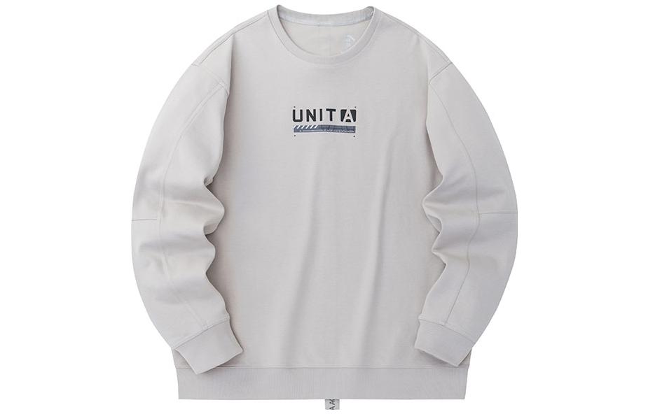 Anta Training Series Crewneck Sweatshirt Men’s - White Jade Gray 152337715-1