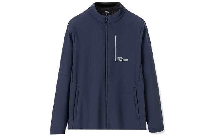Anta Training Series Fleece Zip-Up Jacket Midnight Blue 152247729-1