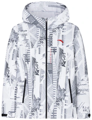 Anta Training Series Full-Print Breathable Hooded Jacket Pure White/Print 152427617-4 Buy Anta Training Series Full-Print Breathable Hooded Jacket Pure White/Print 152427617-4