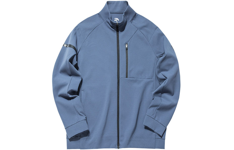 Anta Training Series Full-Zip Knit Sports Jacket Riverside Blue 152137712-2