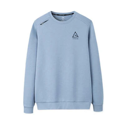 Anta Training Series FW22 Logo Crewneck Sweatshirt Blue 952237724-1