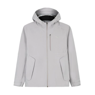 Anta Training Series Gray Zip Hoodie - Breathable and Comfortable Jacket 152437614-4