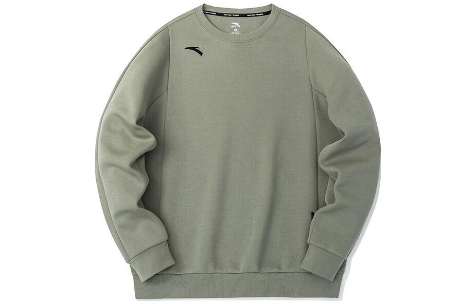 Anta Training Series Green Crewneck Pullover Sweatshirt 952317707-2