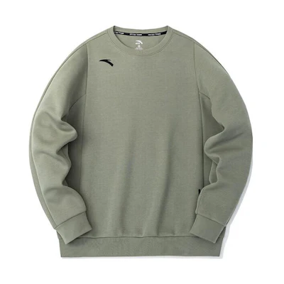 Anta Training Series Green Crewneck Pullover Sweatshirt 952317707-2