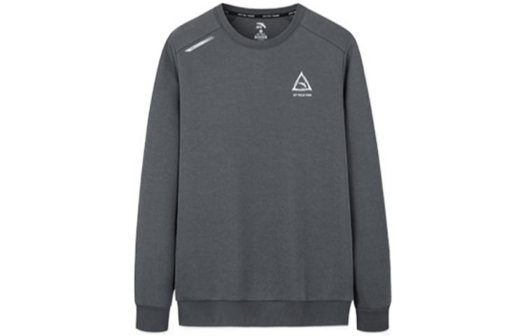 Anta Training Series Grey Crewneck Sweatshirt with Solid Logo 952237724-2