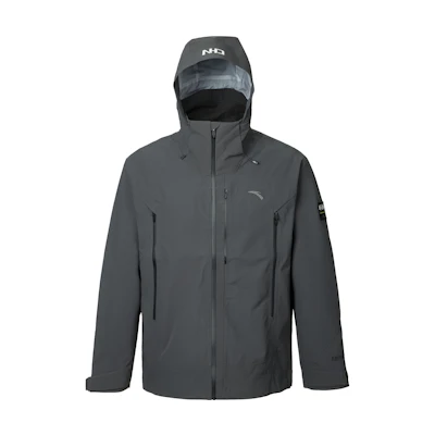 Anta Training Series Hooded Waterproof Breathable Quick-Dry Jacket Smoke Grey 152427626-2