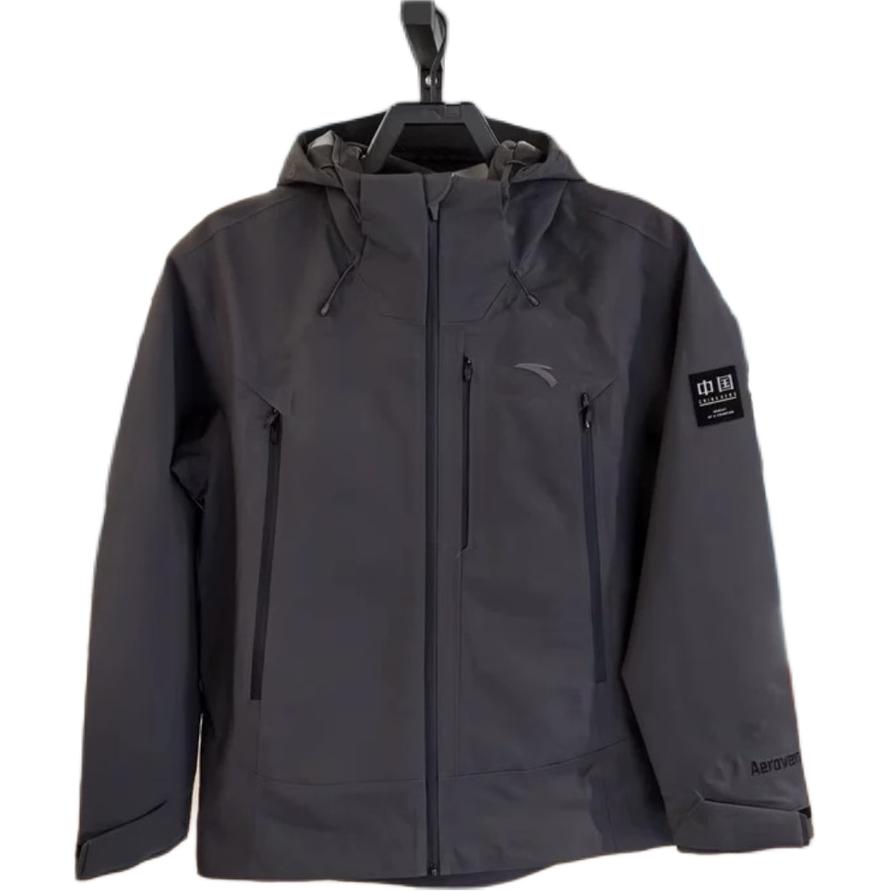 Order 安踏训练系列连帽防水透气速干外套 烟灰色 152427626-2