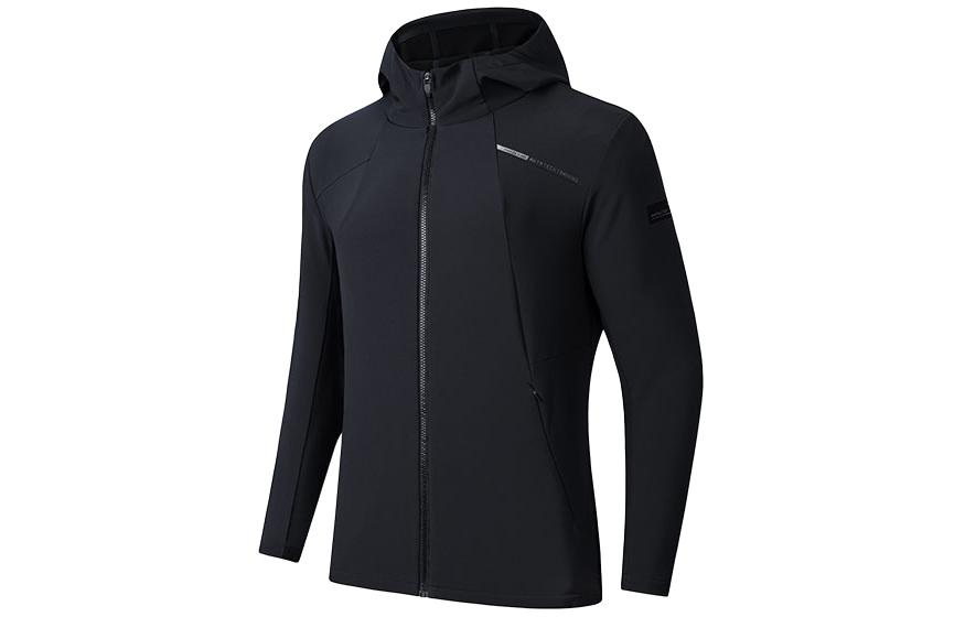 Anta Training Series Hooded Woven Jacket - Basic Black 152347606-3