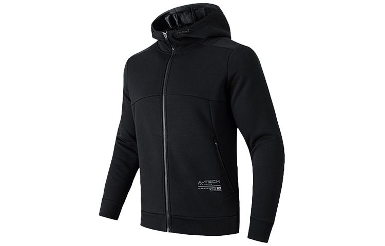 Anta Training Series Hooded Zip-Up Jacket Black 952147708-3