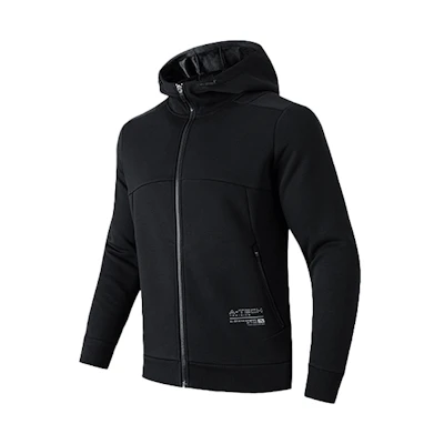 Anta Training Series Hooded Zip-Up Jacket Black 952147708-3