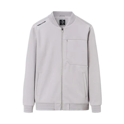 Anta Training Series Iron Gray Thick Woven Zip Jacket 152347631-1