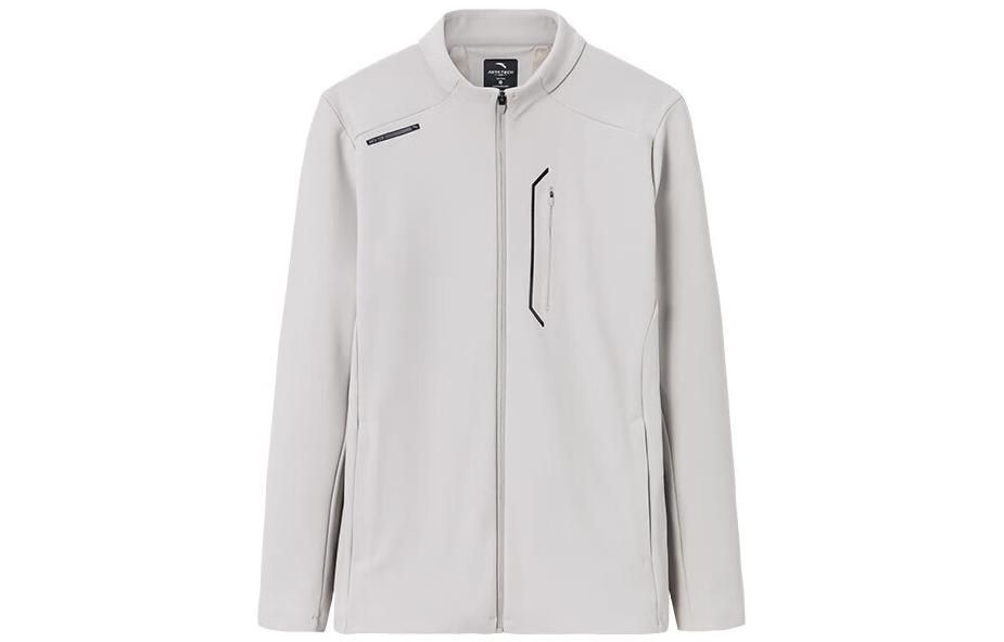 Anta Training Series Iron Gray Zip-Up Fleece Jacket 152347724-2