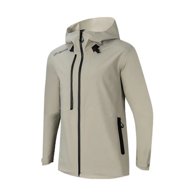 Anta Training Series Khaki Waterproof Windproof Breathable Jacket 952247612-2