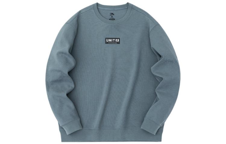 Anta Training Series Letter Logo Crewneck Sweatshirt Men’s Teal Green 152317716-2