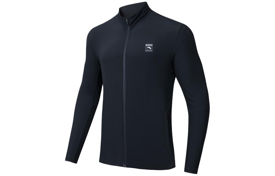 Anta Training Series Lightweight Black Zip-Up Sports Jacket 152427711-2