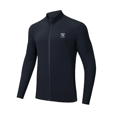 Anta Training Series Lightweight Black Zip-Up Sports Jacket 152427711-2