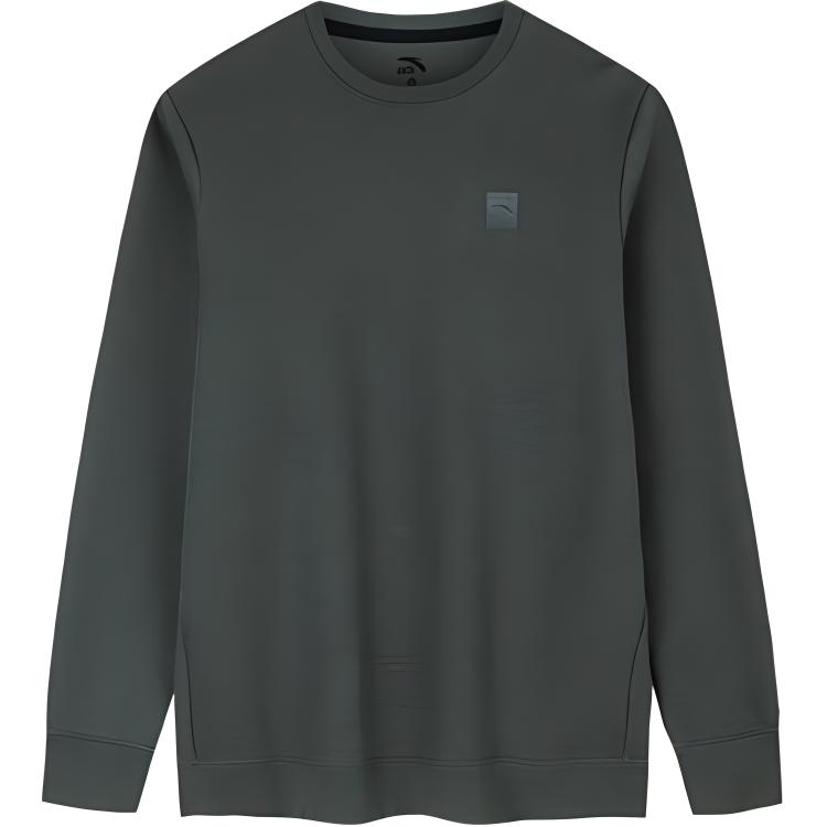 Anta Training Series Lightweight Sweatshirt in Withered Vine Green 152447710-2