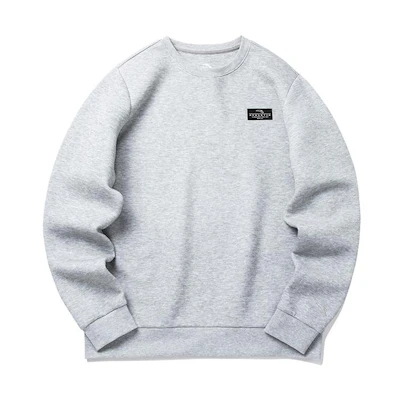 Anta Training Series Logo Crewneck Pullover Sweatshirt Grey () 152217723-4