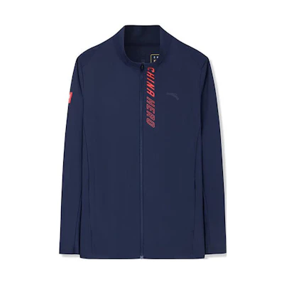 Anta Training Series Logo Letter Zip Jacket Blue () 152327701-2