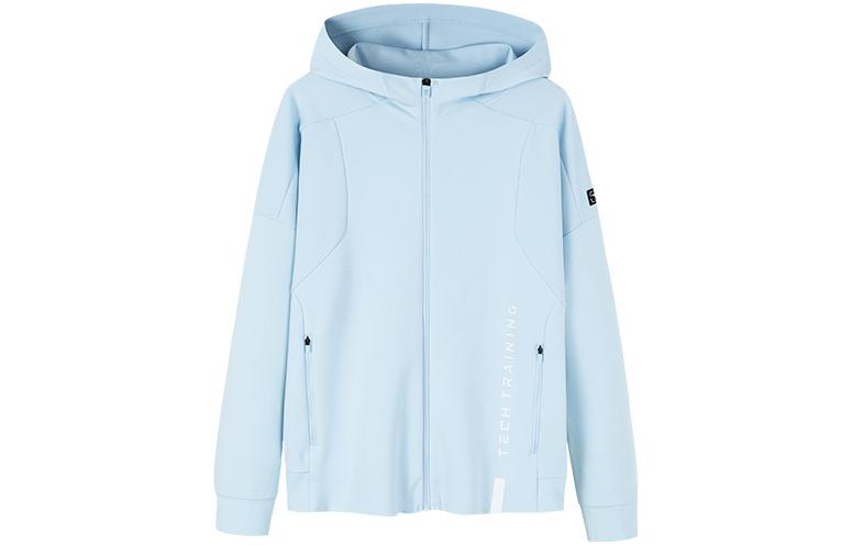 Anta Training Series Logo Long-Sleeve Zip Sweatshirt Men’s - Kerling Blue 152237718-1