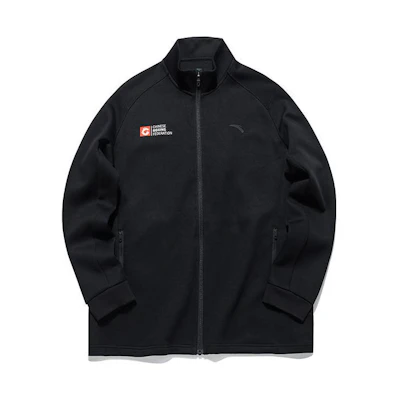 Anta Training Series Logo Print Loose Jacket Black 152137716-3