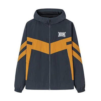 Anta Training Series Logo Print Zip Hoodie Jacket - Brick Brown 152237602-2