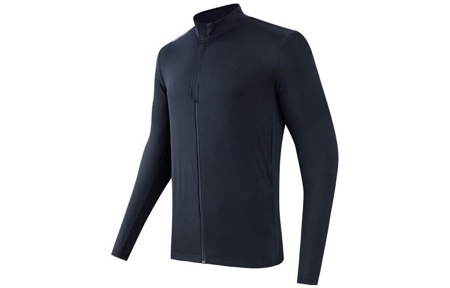 Anta Training Series Logo Zip-Up High-Neck Jacket Men’s Black 152327706-3