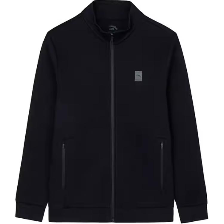 Anta Training Series Logo Zip-Up Jacket Black Long Sleeve 152447731-3