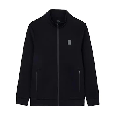 Anta Training Series Logo Zip-Up Jacket Black Long Sleeve 152447731-3