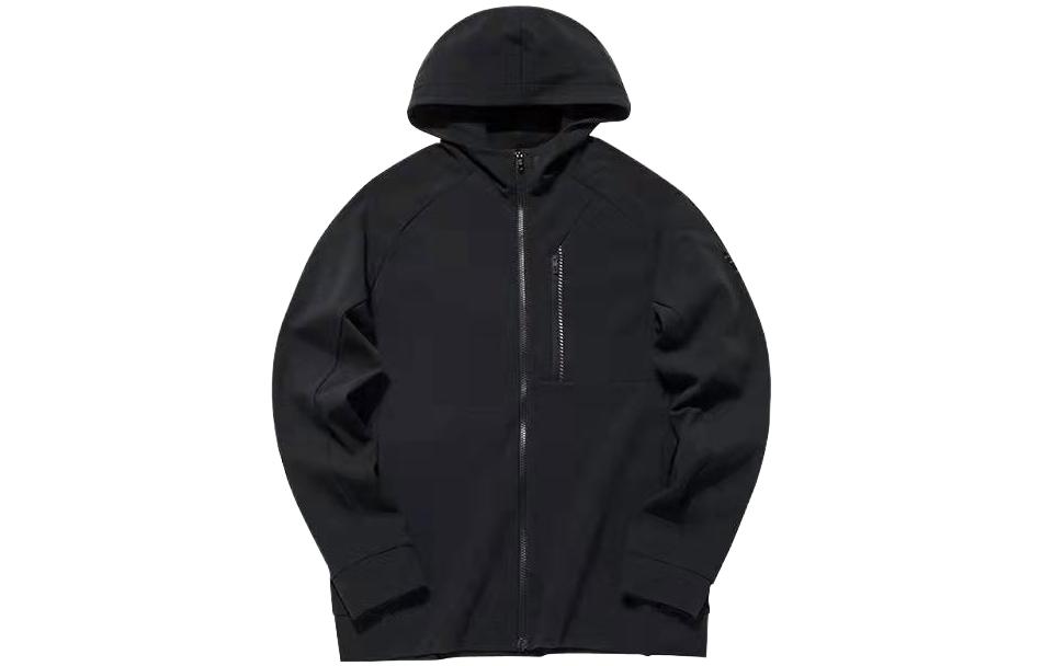 Anta Training Series Loose Fit Black Hoodie Jacket 152137705-3