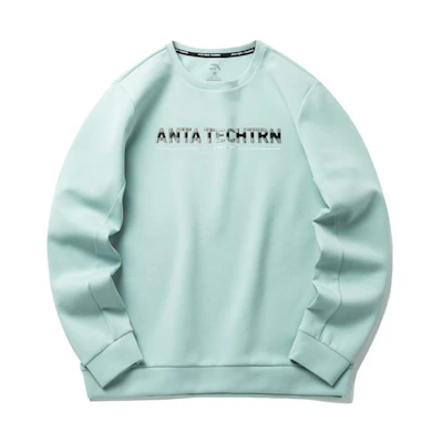 Anta Training Series Loose Pullover Letter Sweatshirt - Ark Blue 152217712-2